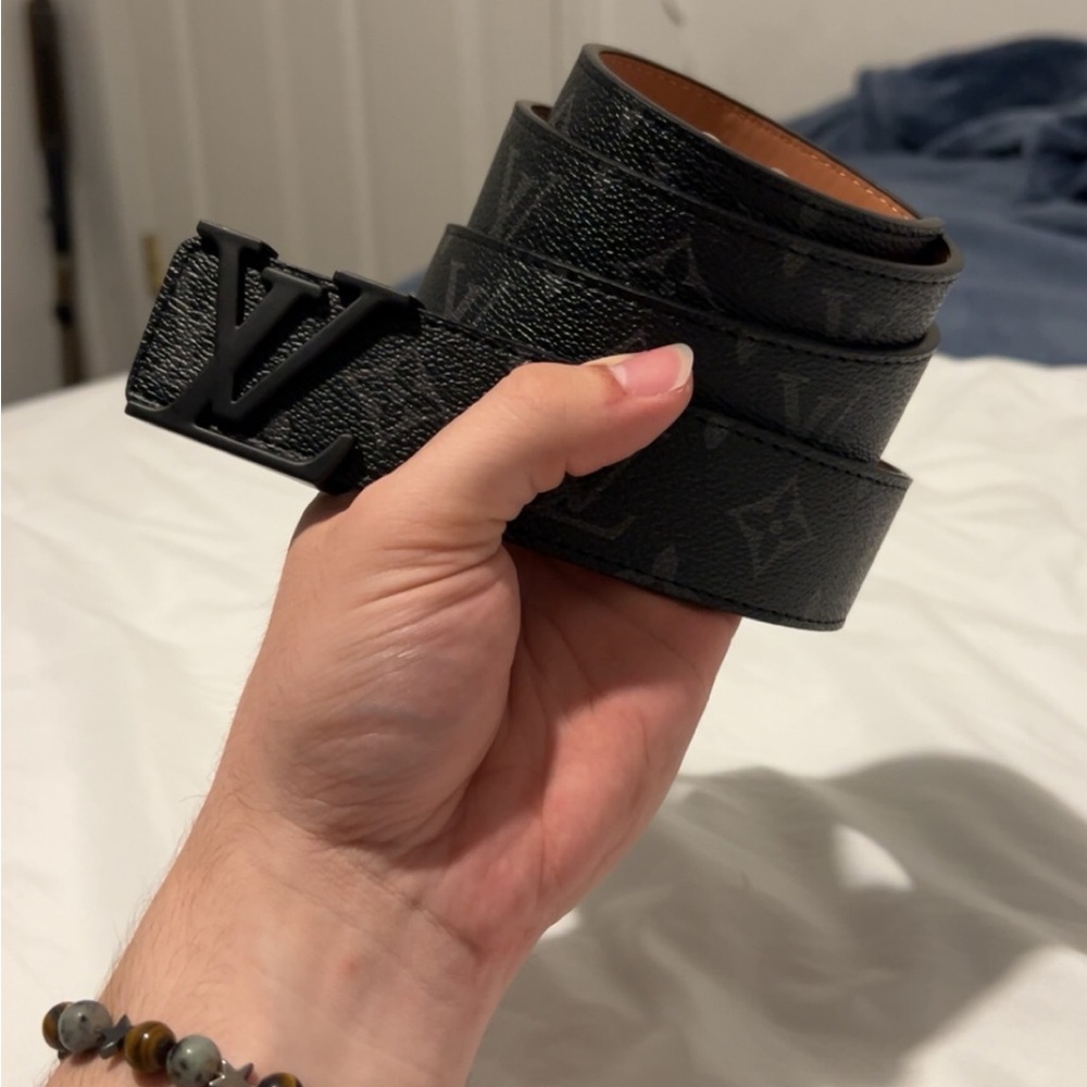 Louis Vuitton Dark Monogram Belt
